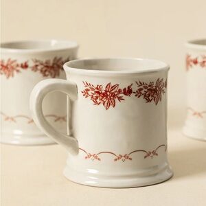 NIB / MCGEE & CO. / Coronet Mugs (Set of 4